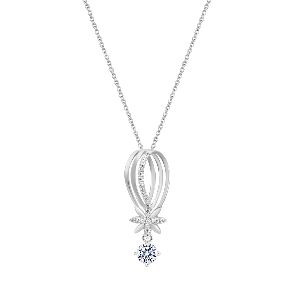 Mặt đính đá CZ vàng 18K Raynix 3C