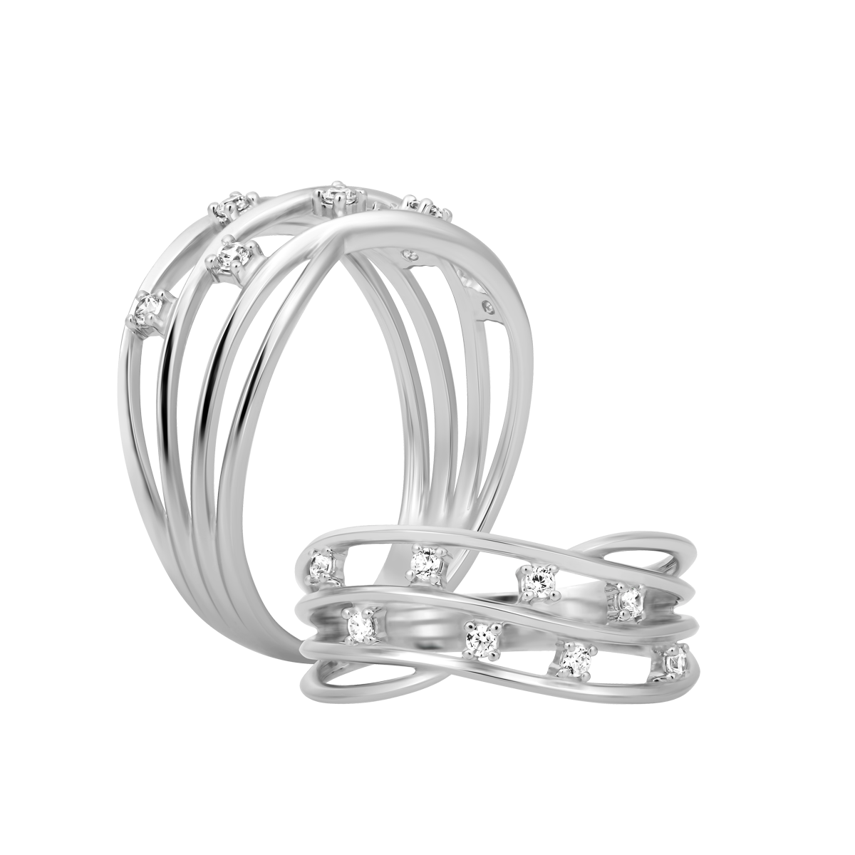 Nhẫn nữ đính đá CZ vàng 10K Gallantry