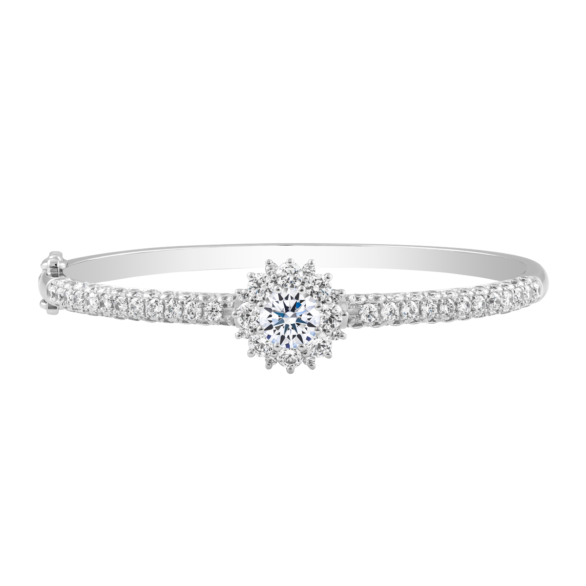 Vòng đeo tay đính đá CZ vàng 14K Caste S3 1CT