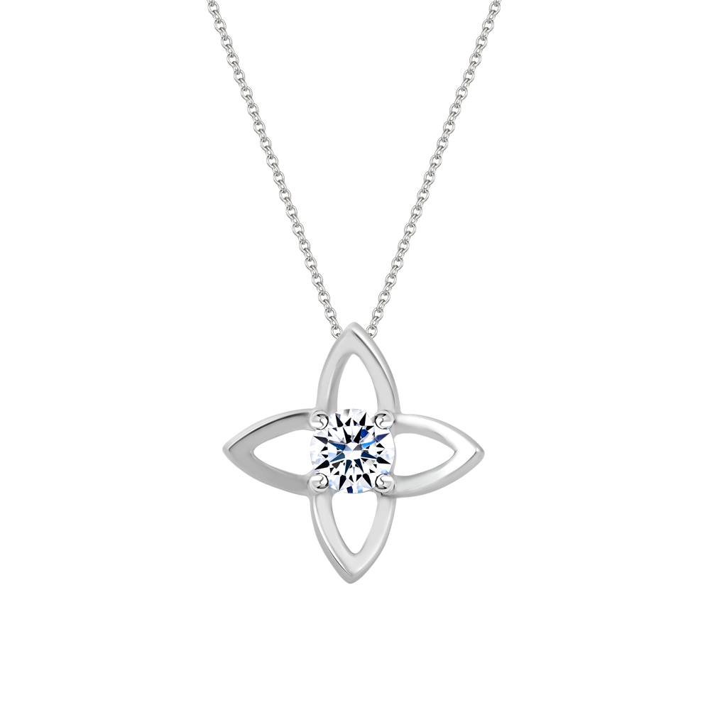 Mặt đính đá CZ vàng 14K Consent 1C