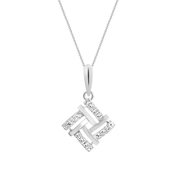 Mặt đính đá CZ vàng 18K Revelry