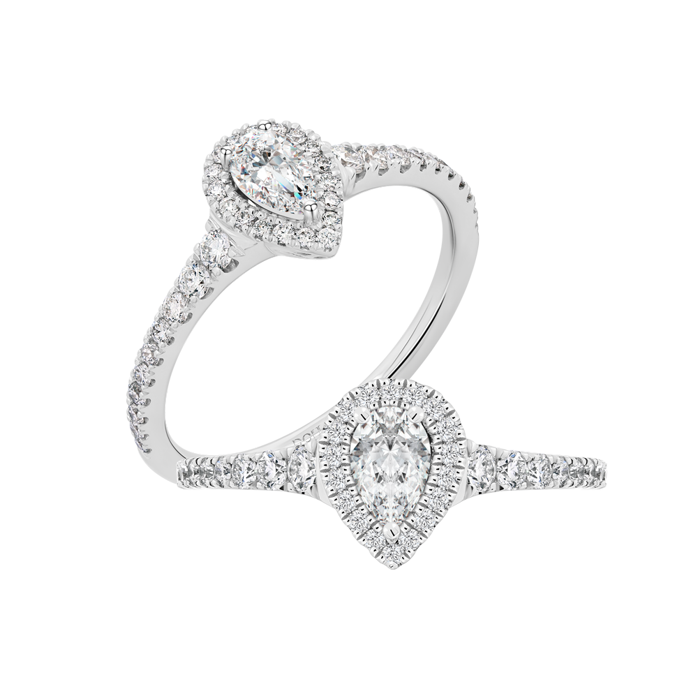 Nhẫn nữ kim cương viên vàng 14K Jena A490 TD