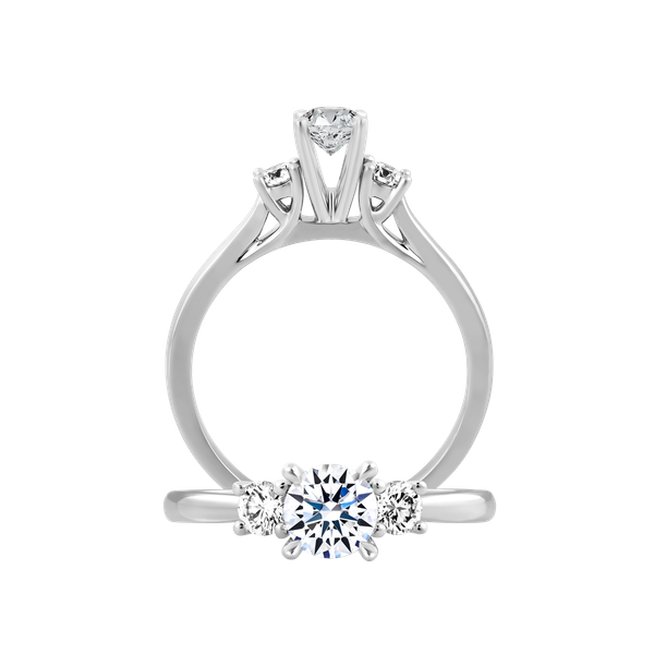 Nhẫn nữ kim cương viên vàng 14K Lucasta RD 3C