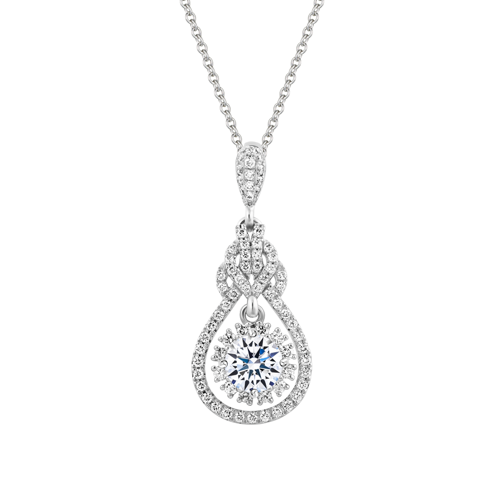 Ổ mặt kim cương tấm vàng 14K Hilary 5C