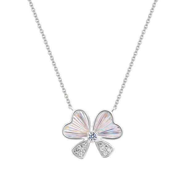 Dây liền mặt kim cương viên vàng 14K Jeny A023 TD