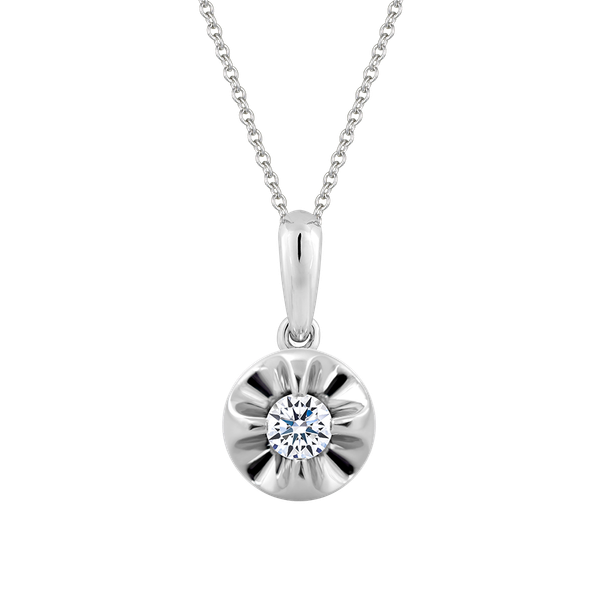 Mặt kim cương 8 Hearts & Arrows vàng 14K Canvas N H&A 2C GVPD0059893