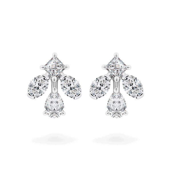 Hoa tai kim cương viên vàng 14K Jena A123 TD