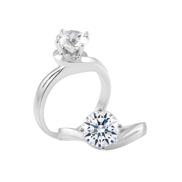 Nhẫn nữ đính đá CZ vàng 10K Alviss 1.5CT