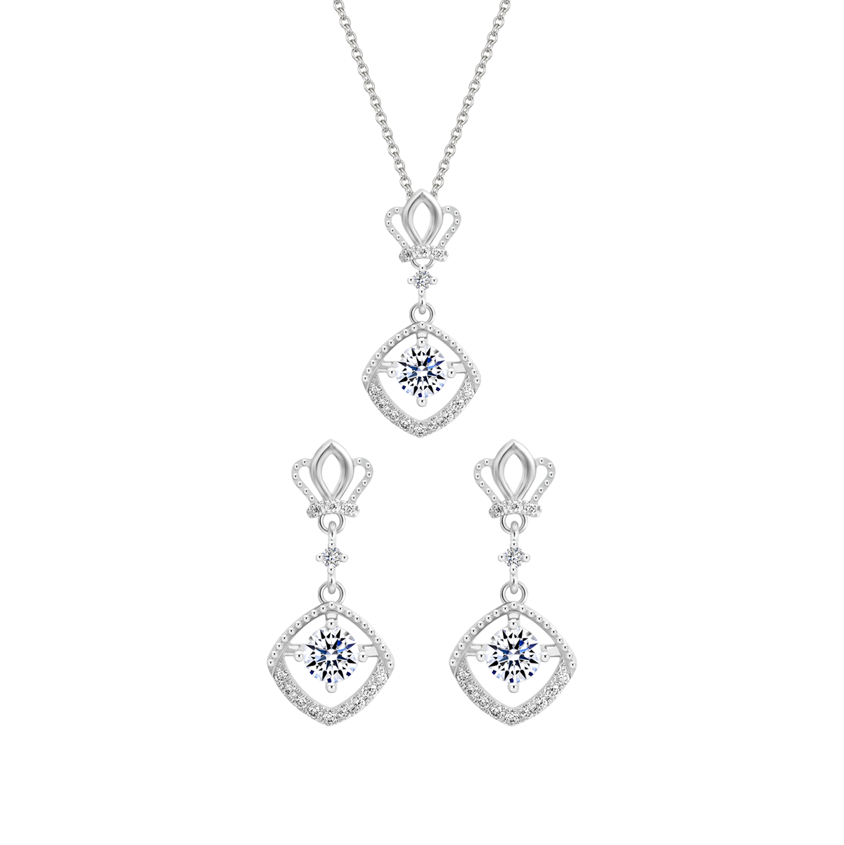 Bộ Trang Sức Amority GIA 2C