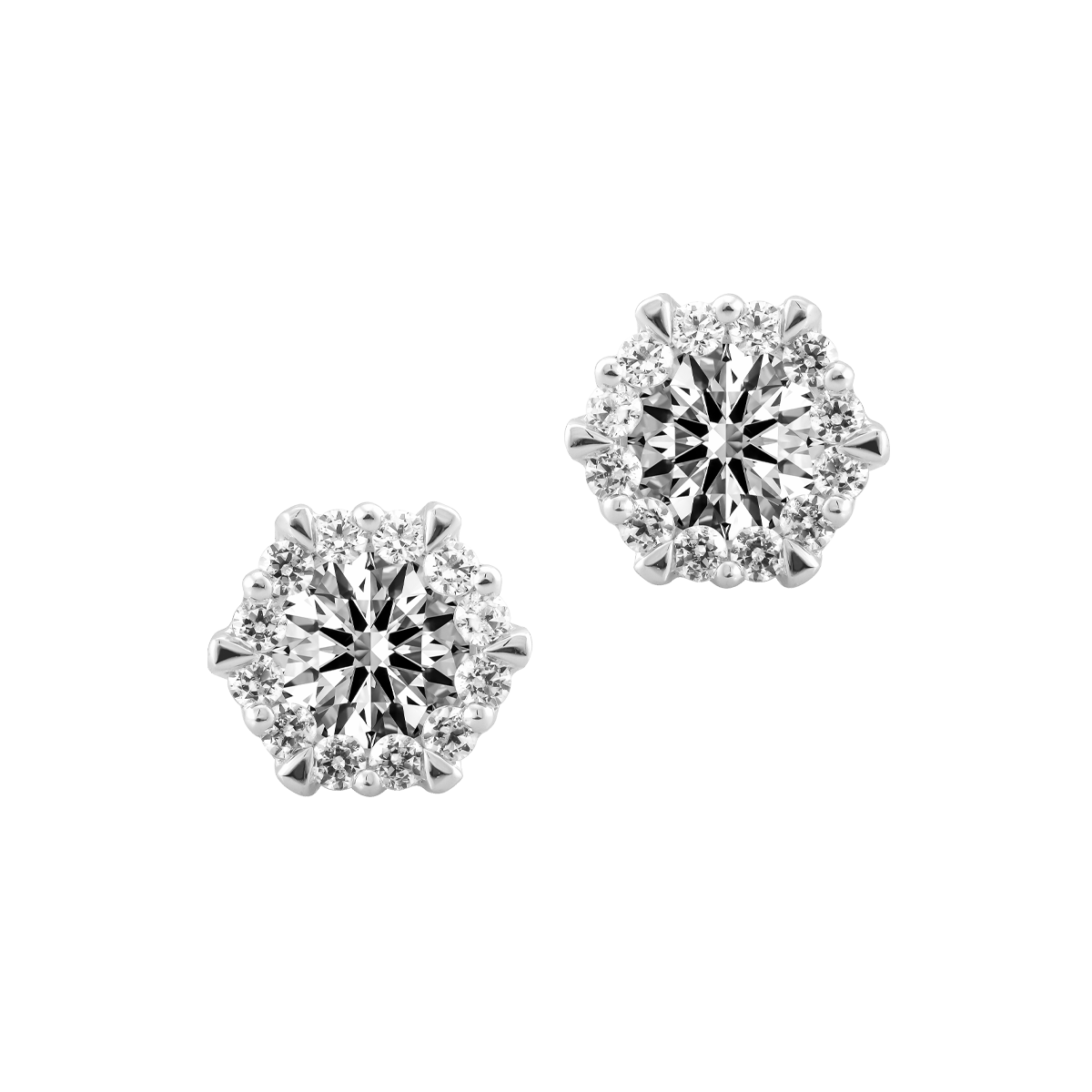 Hoa tai đính đá CZ vàng 14K Strahlend S 2C GVER0101704