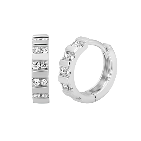 Hoa tai đính đá CZ vàng 14K Dulcet