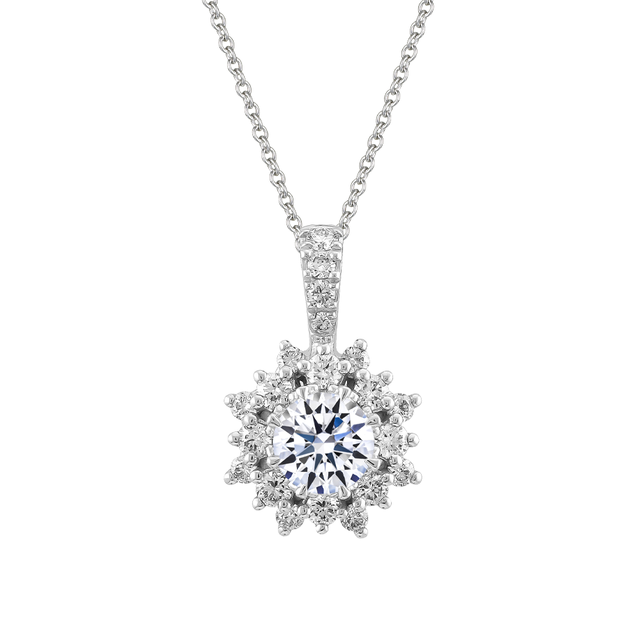 Mặt kim cương viên vàng 14K Camomile N GIA 3C GVPD0066714M