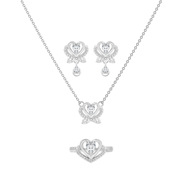 Bộ Trang Sức Lighting heart