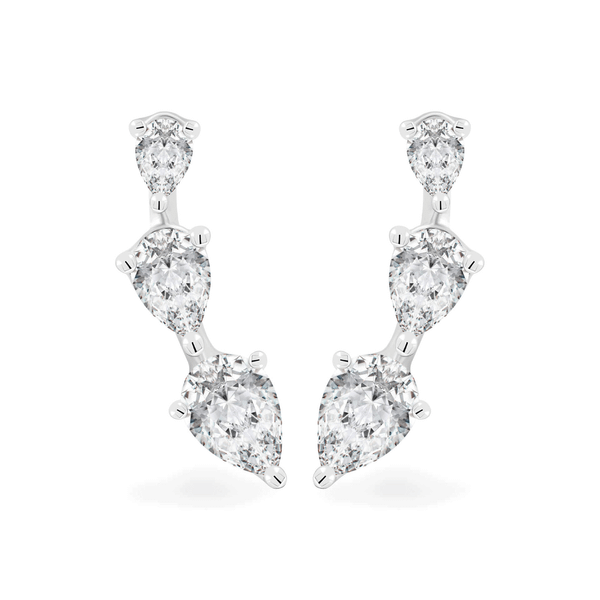 Hoa tai kim cương viên vàng 14K Jena A125 TD