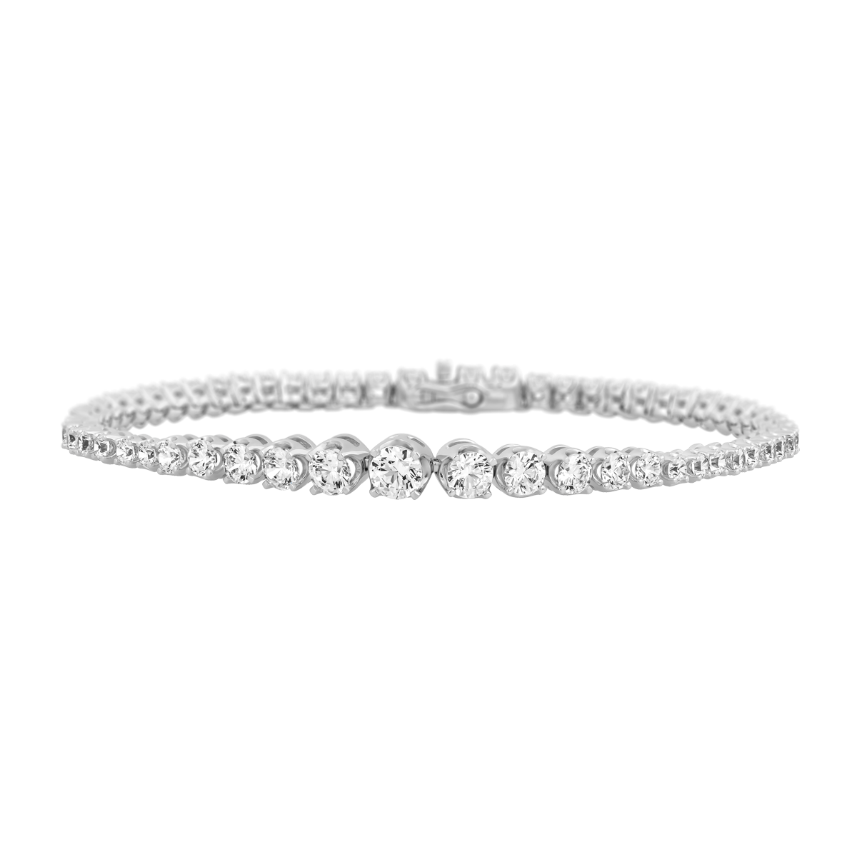 Lắc đính đá CZ vàng 14K Barbara 2C