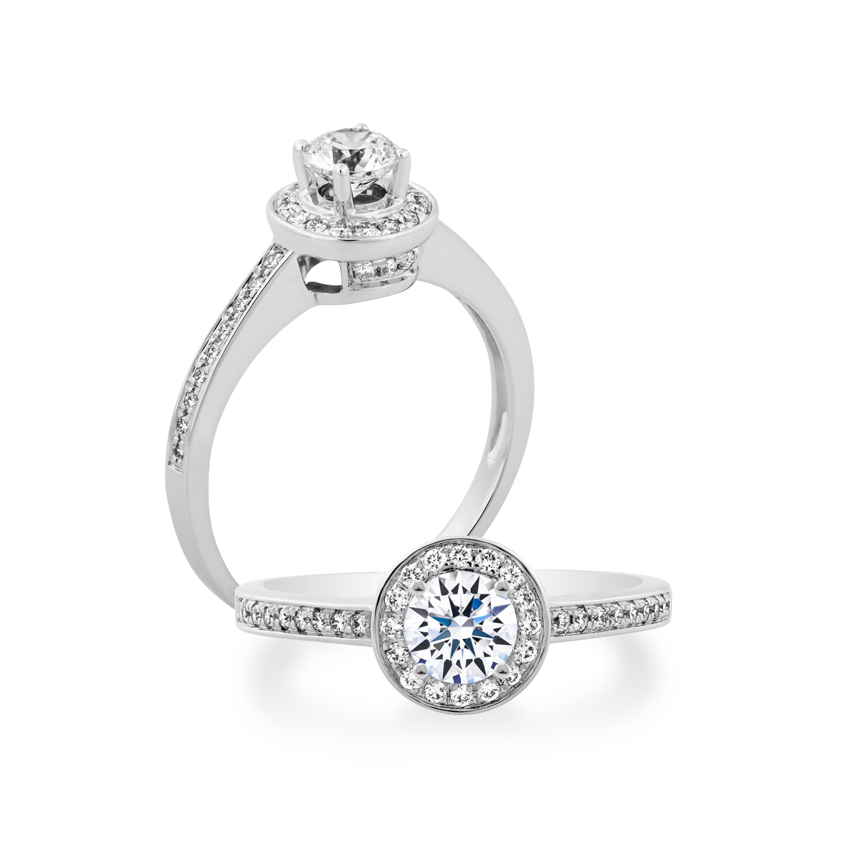 Nhẫn nữ đính đá CZ vàng 14K Patrician N 3C