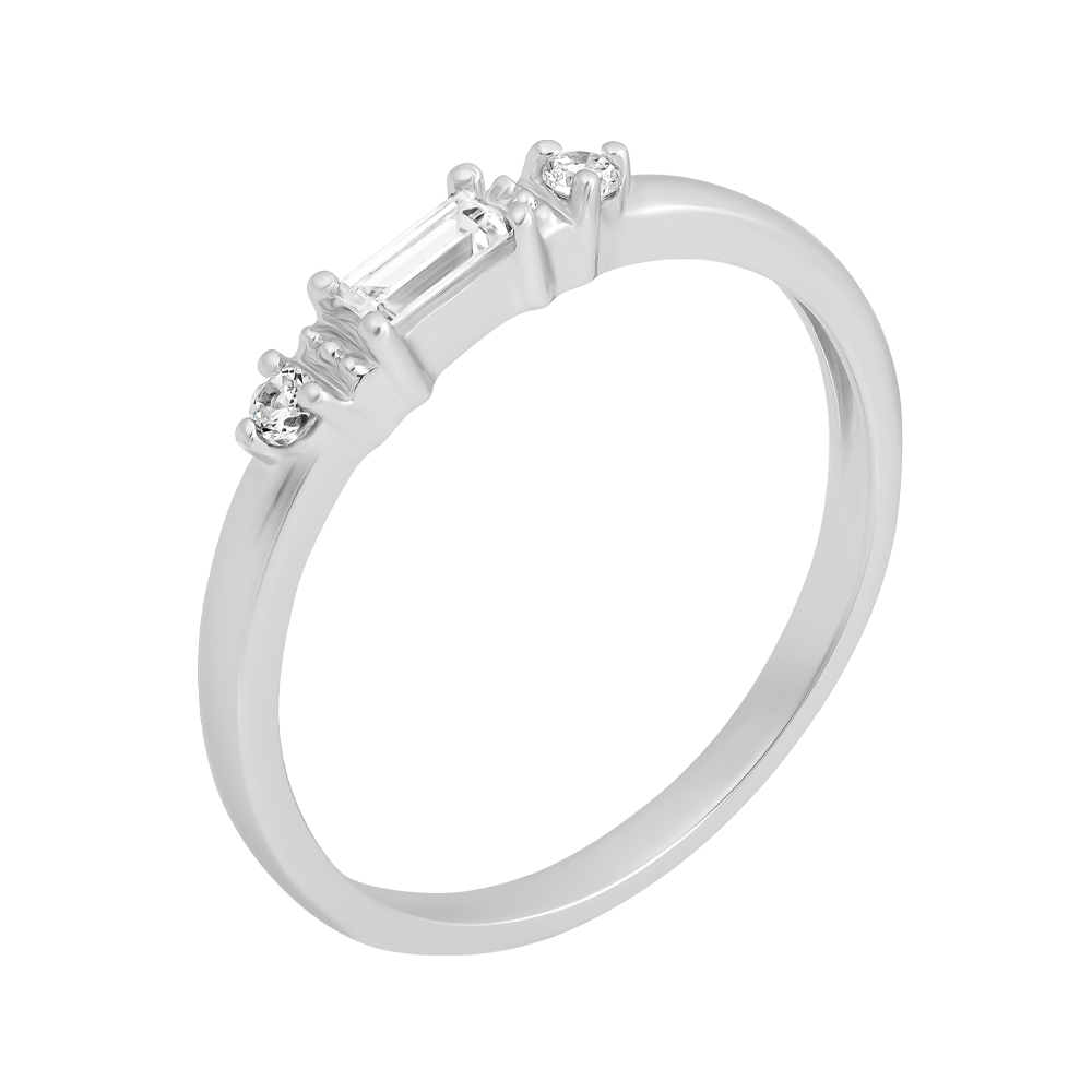 Nhẫn nữ đính đá CZ vàng 18K Fondy B