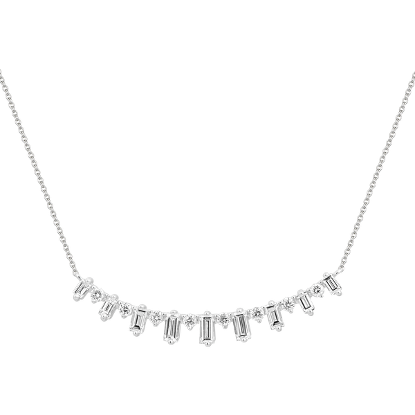 Dây liền mặt kim cương viên vàng 14K Jena A259 TD