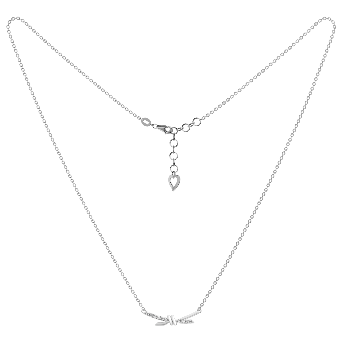 Dây liền mặt kim cương viên vàng 14K Tifara TD