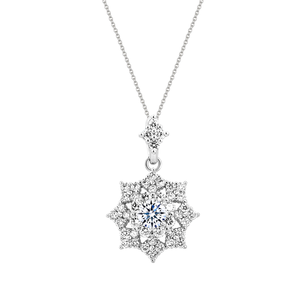 Mặt kim cương tấm vàng 14K Fulguration 3C
