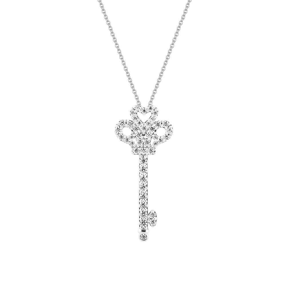 Mặt đính đá CZ vàng 14K Dicker N