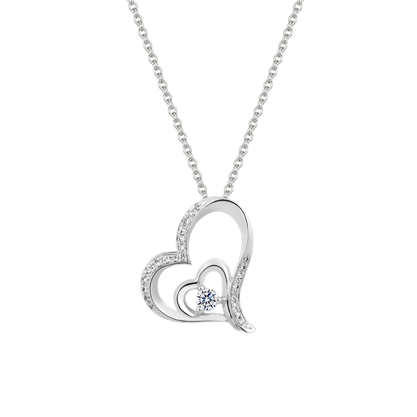 Mặt kim cương vàng 14K Passion 5p