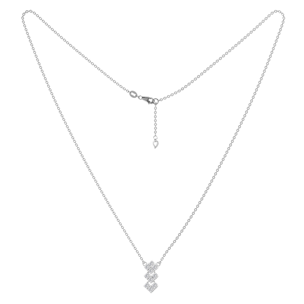 Dây liền mặt kim cương viên vàng 14K Fancially TD