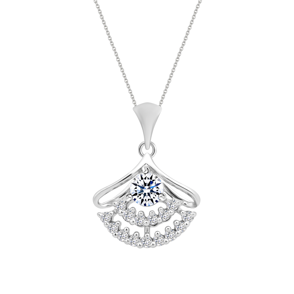 Mặt kim cương viên vàng 14K Cosima