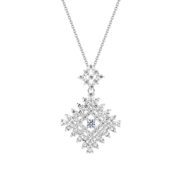 Mặt đính đá CZ vàng 14K Komica 5p