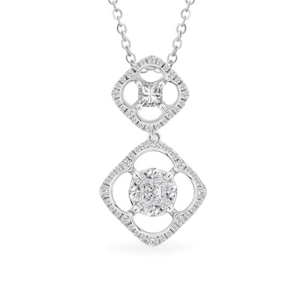 Mặt kim cương viên vàng 14K Jena A068 TD