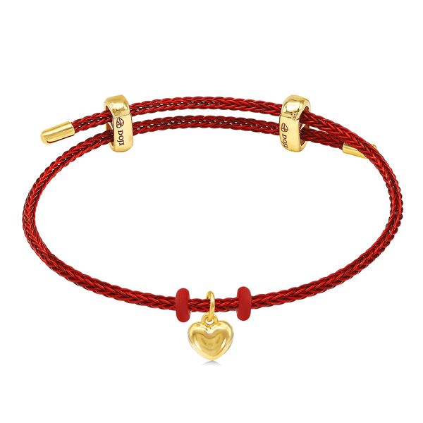 Lắc Vàng 24K Warm Heart CE500557 5D