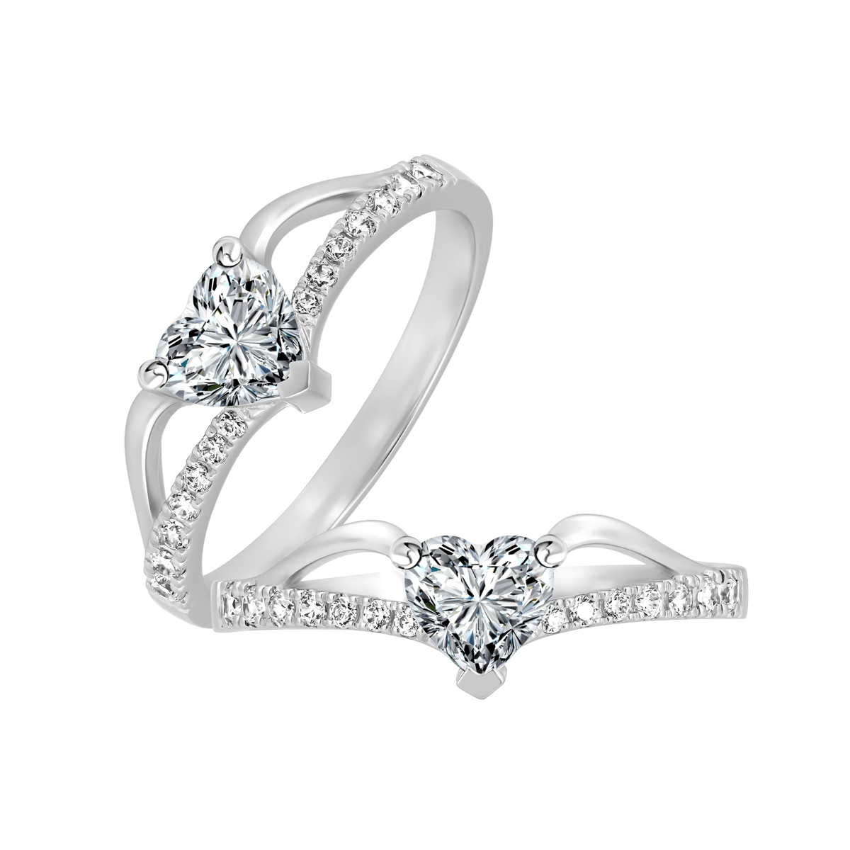 Nhẫn nữ đính đá CZ vàng 10K Lindo HR 5C