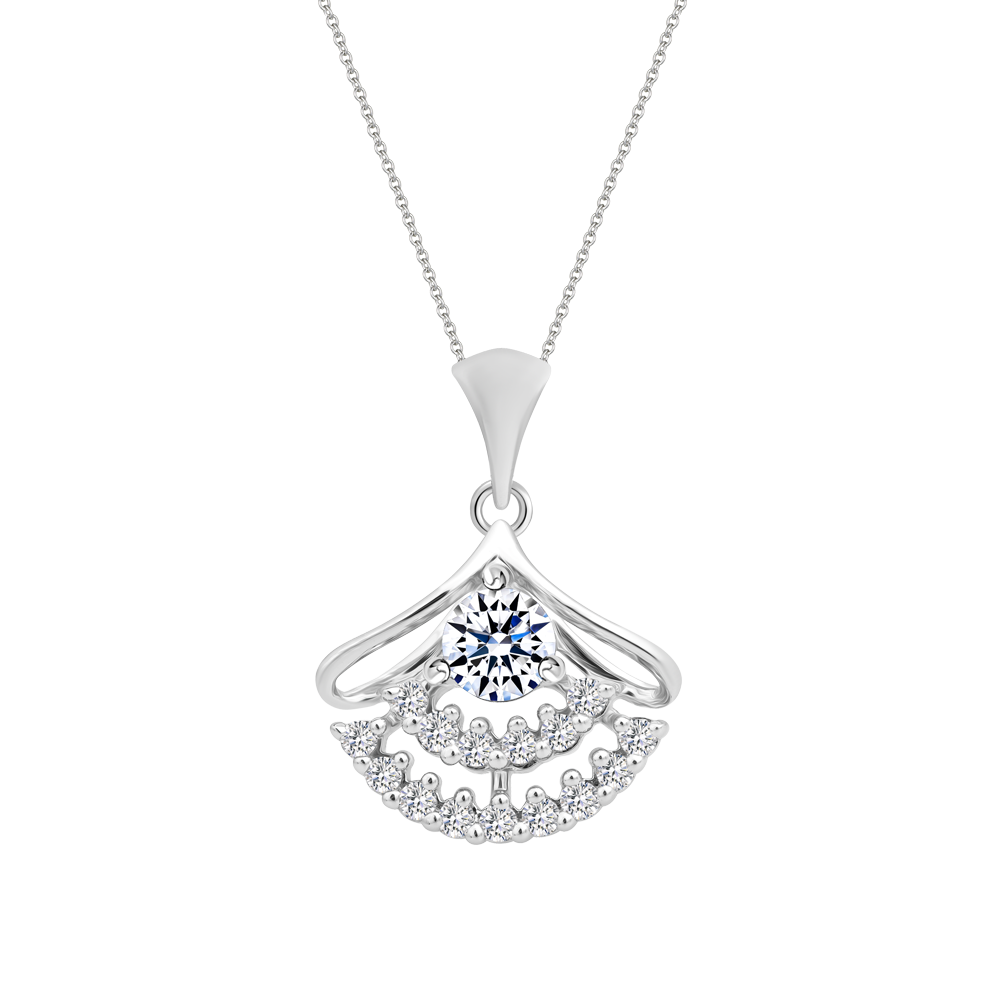 Mặt kim cương viên vàng 14K Cosima