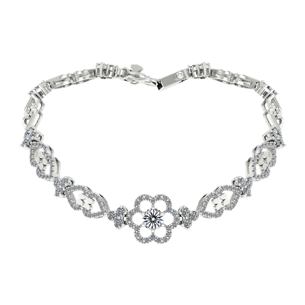 Lắc đính đá CZ vàng 14K Encourage 3C