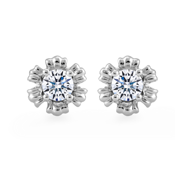 Hoa tai kim cương vàng 14K Kaloni N 5p GVER0049065