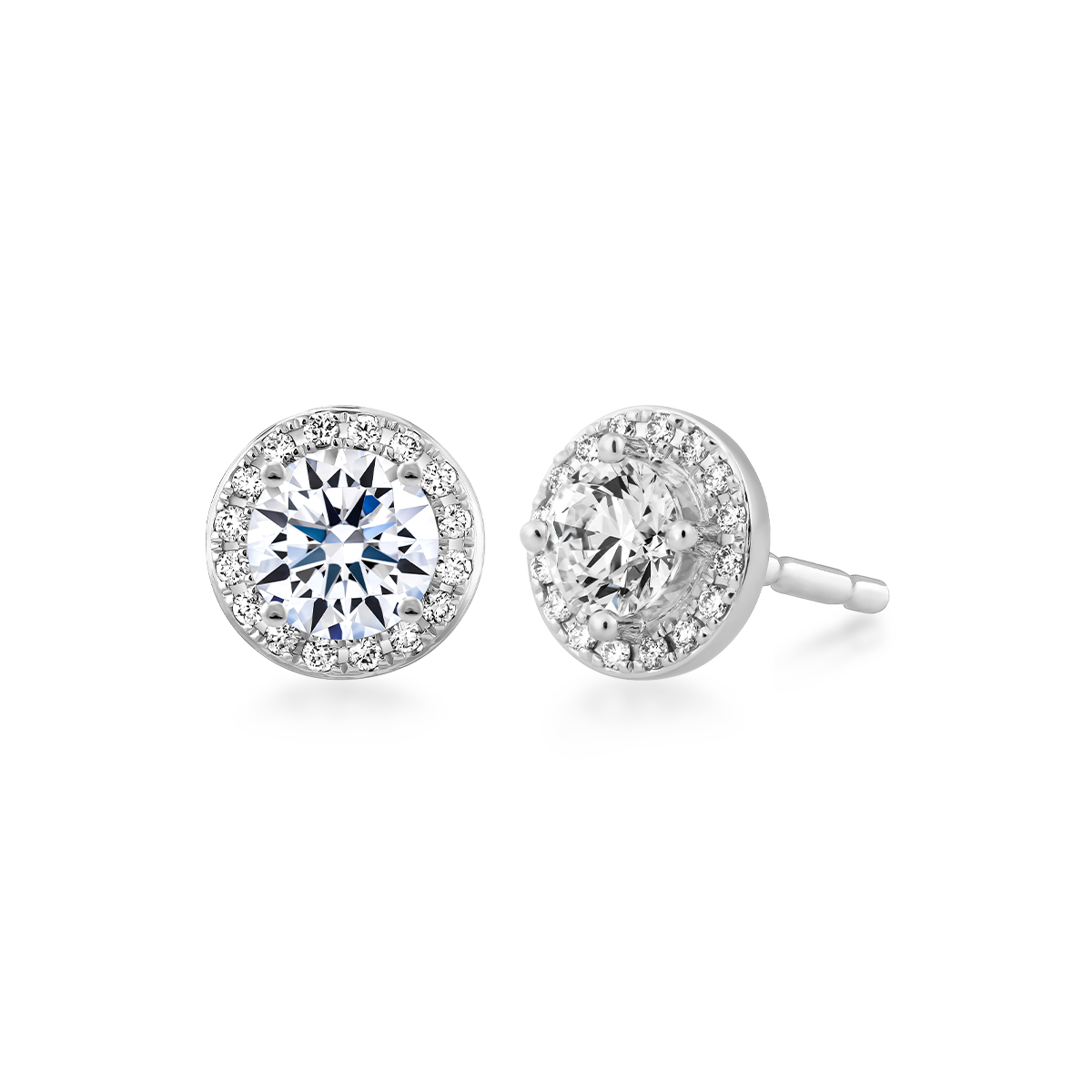 Ổ Bông kim cương tấm vàng 14K Evoke N 5C