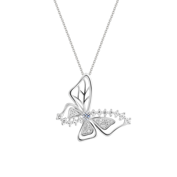 Mặt đính đá CZ vàng 10K Lightly Butterfly