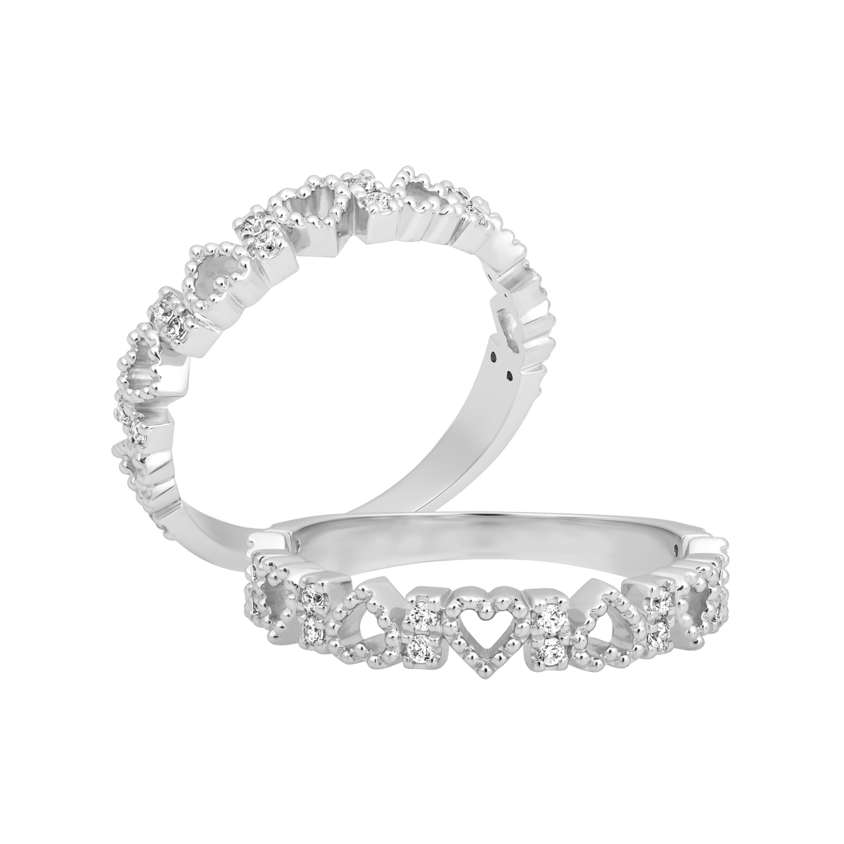 Nhẫn nữ đính đá CZ vàng 14K Kinkade