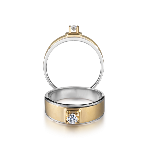 Nhẫn nam đính đá CZ vàng 10K Onslaught N 3C WY