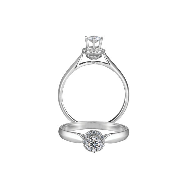 Nhẫn nữ kim cương viên vàng 14K Domination N GIA 2C GVRG0230666M