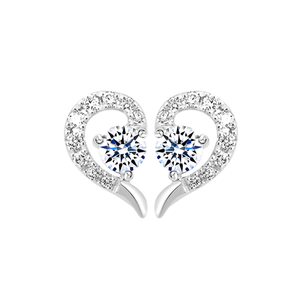 Hoa tai kim cương vàng 14K Efficacy 10p