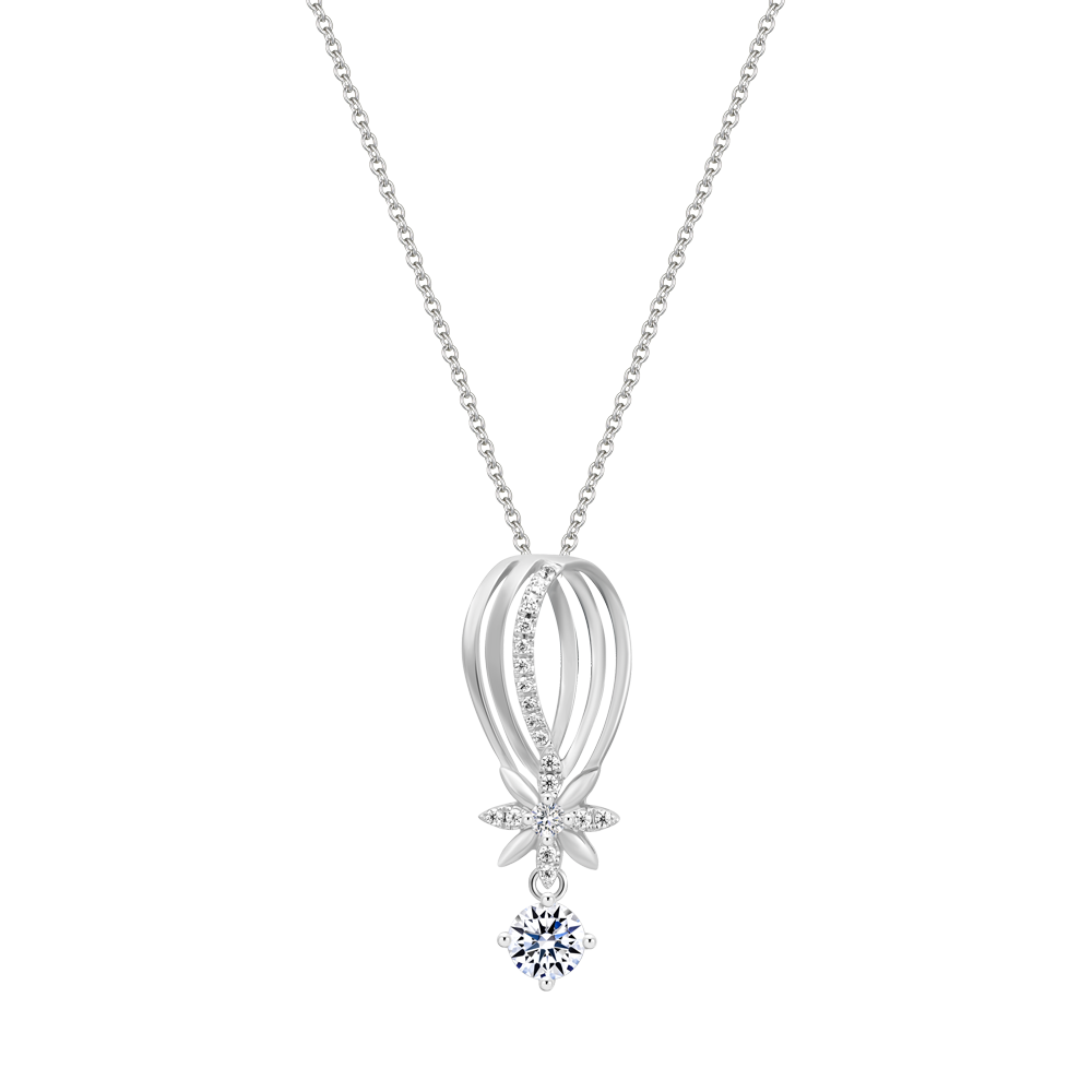 Mặt đính đá CZ vàng 18K Raynix 3C