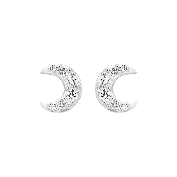 Hoa tai kim cương viên vàng 14K Paixy N TD