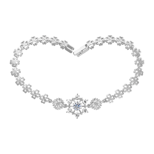 Lắc đính đá CZ vàng 14K Patrol 3C