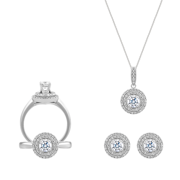 Bộ Trang Sức Stable N GIA 2C