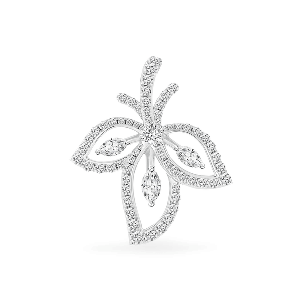 Mặt kim cương viên vàng 18K Jena A429 TD