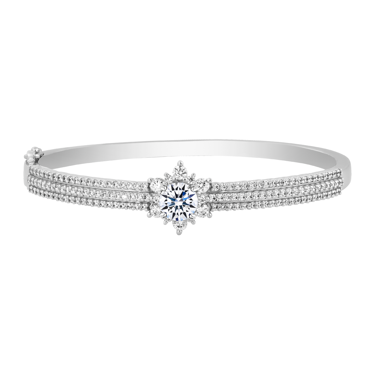 Vòng đeo tay đính đá CZ vàng 14K Mayan S 1CT