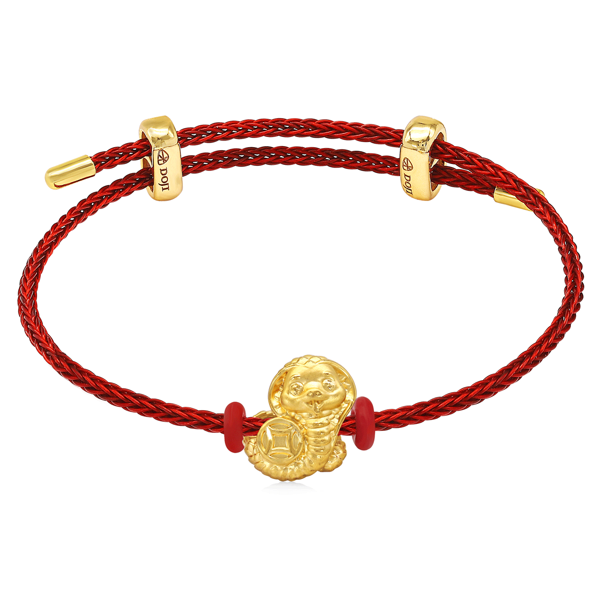 Lắc Vàng 24K Golden Snake CB500573 5D