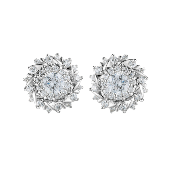 Hoa tai kim cương tấm vàng 14K Imposing N 3C GVER0089841