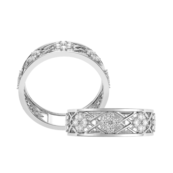 Nhẫn nữ đính đá CZ vàng 10K Satify